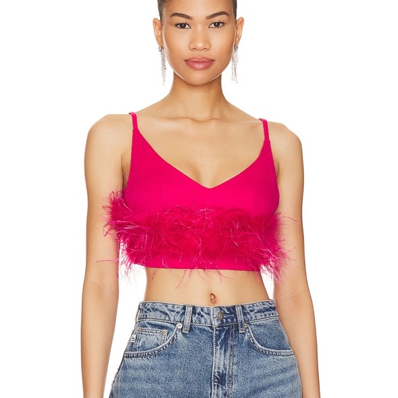Feather Crop Top - Picture 1 of 7